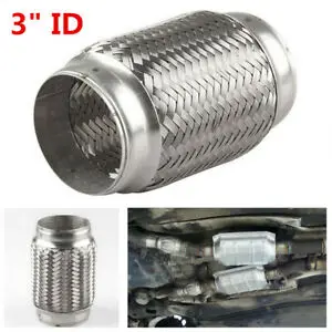 Stainless Steel Exhaust Pipe Clamp-on Flexi Tube Joint Flexible Steel Wire Braiding Pipe Mufflers