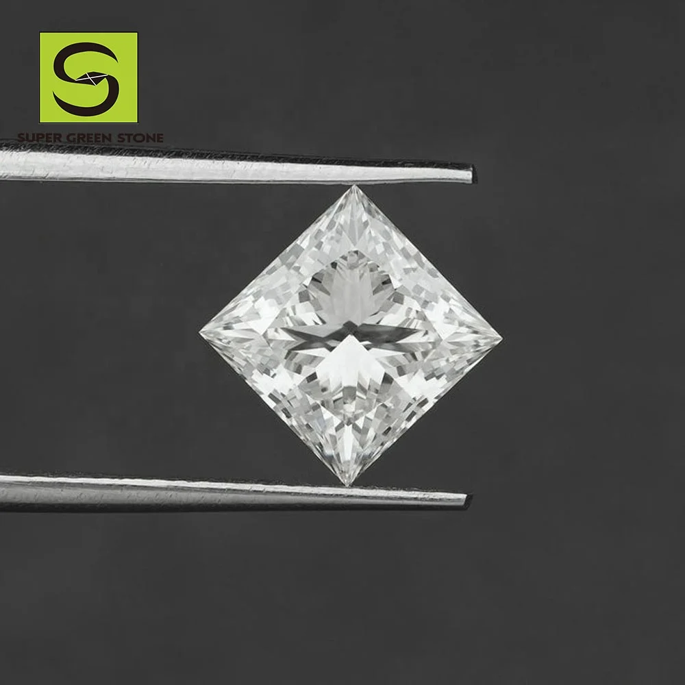 SuperGS SGSD036 Cvd 1 Carat LabGrown Diamond Synthetic Loose Prices Princess Cut Created Lab Grown Diamonds