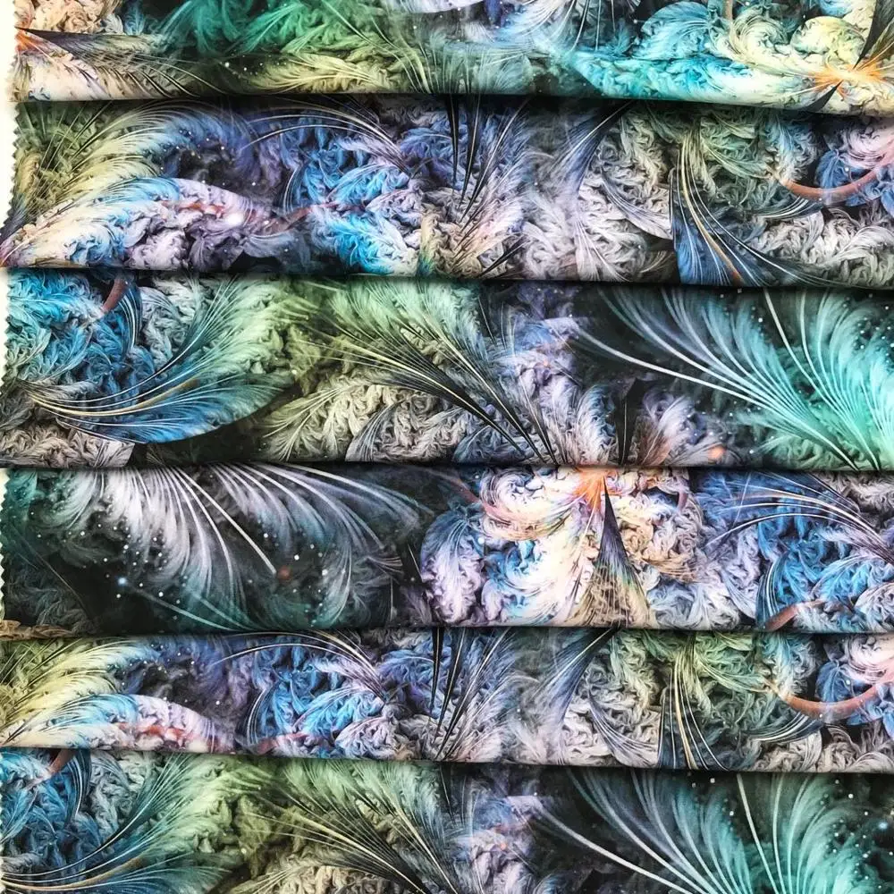 Animal Print Leopard Custom Digital Printed China Designer 100% Rayon Fabric