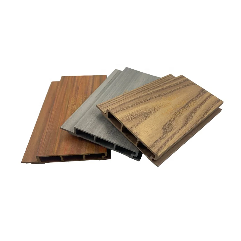 High Quality Decorative Wall Cladding Boards Eco Wood Classic Wooden Pattern Plastic Wpc Wall Panel Interior Decoration