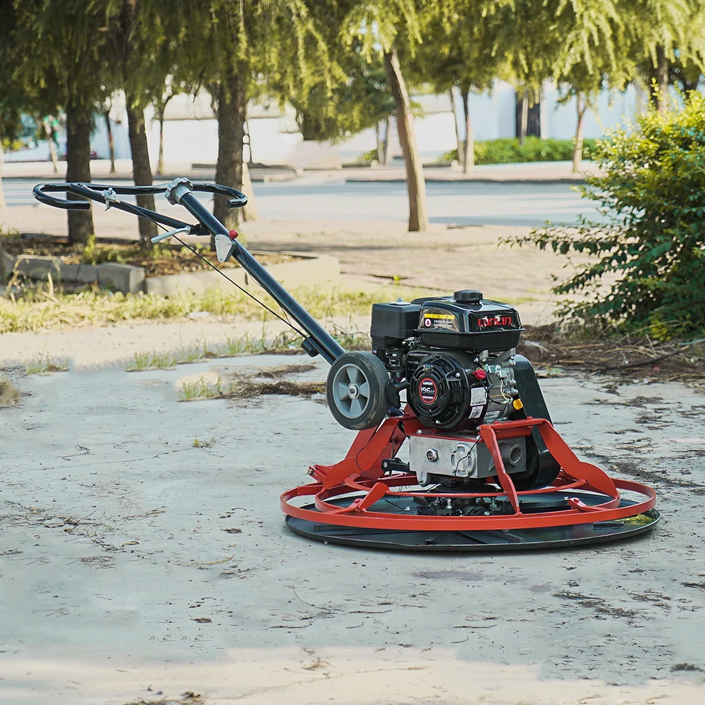 Прогулка за бетонным механическим плавающим шпателем