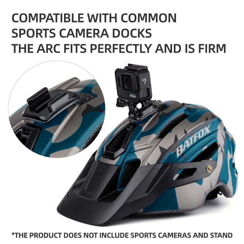 Mountain bike helmet with Action camera base universal buckle ex-factory price