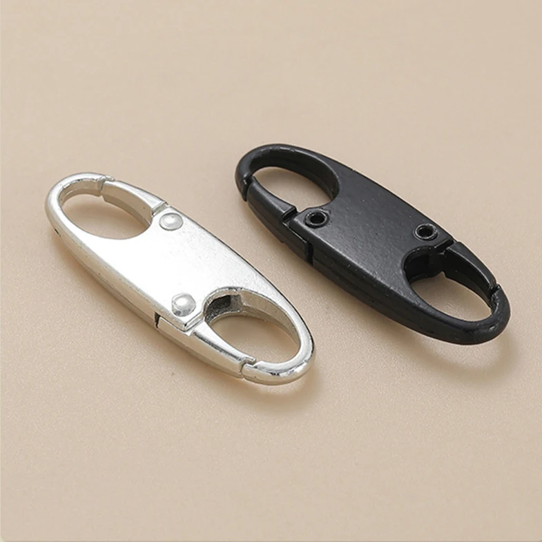 High Quality Anti Theft Double Lock Zinc Alloy Zipper Pull Metal Zipper Puller Slider