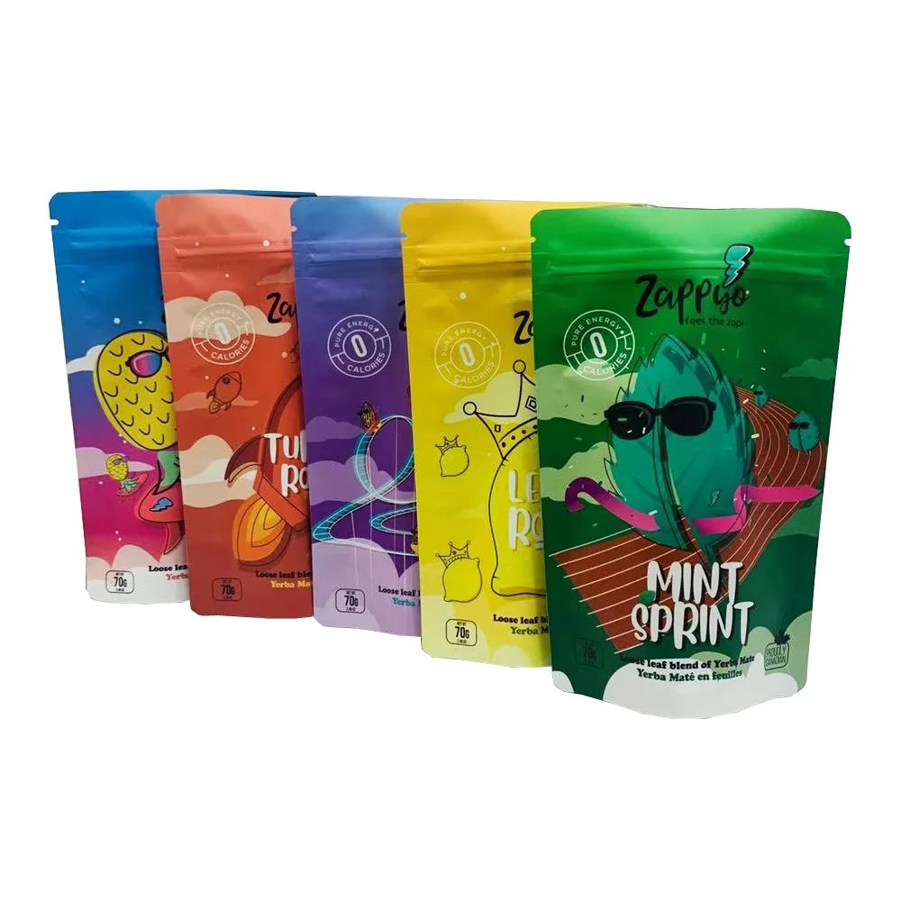 Bag Moisture Proof Stand up Bread Crumbs Spice Seasoning Packaging Zip Lock Plastic Food Biodegradable Heat Seal CPP Accept