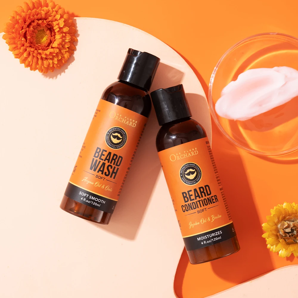 Private Label Custom Wholesale Beard Care Set Nourishes And Brightens Beard Beard Set For Men