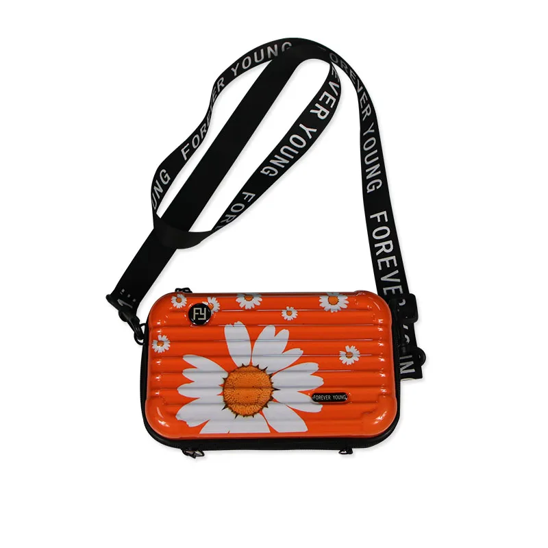 Factory Custom ABS PC Hard Shell Cosmetic Suitcase Case Women Beauty Travel Make Up Mini Luggage Case