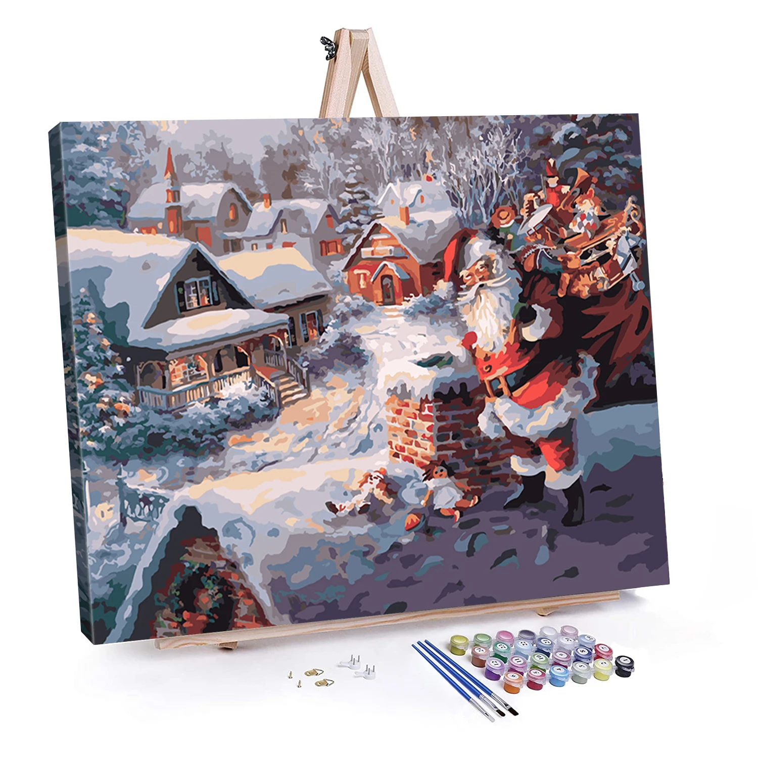 Современная Масляная краска картина по номерам олень DIY цифровая картина по номерам наборы для стены в искусстве