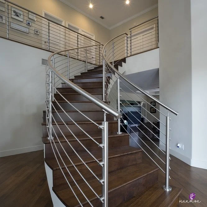 
Elegant Stainless Steel Rod Balustrade for Stair Balcony 