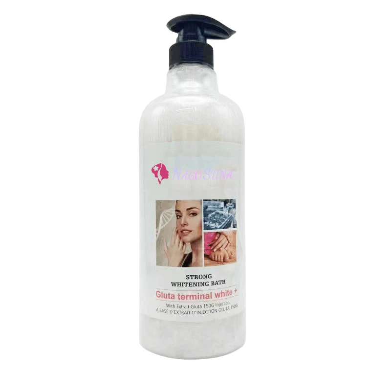 NAGOSUNA With AHA fruit enzyme fight blemishes exfoliate renews skin bleaching fast action in 7 days whitening shower gel