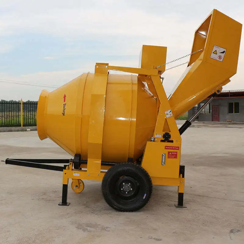 Diesel Powered Concrete Mixer Gasoline Engine Manual Concrete Mixers Cement Mixer