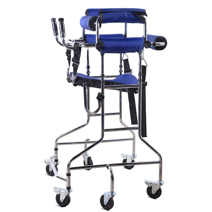 Wheels Elderly Disabled Axillaris Cerebral palsy Walking Aid Stand Patient Hemiplegia Walker for Disabled People