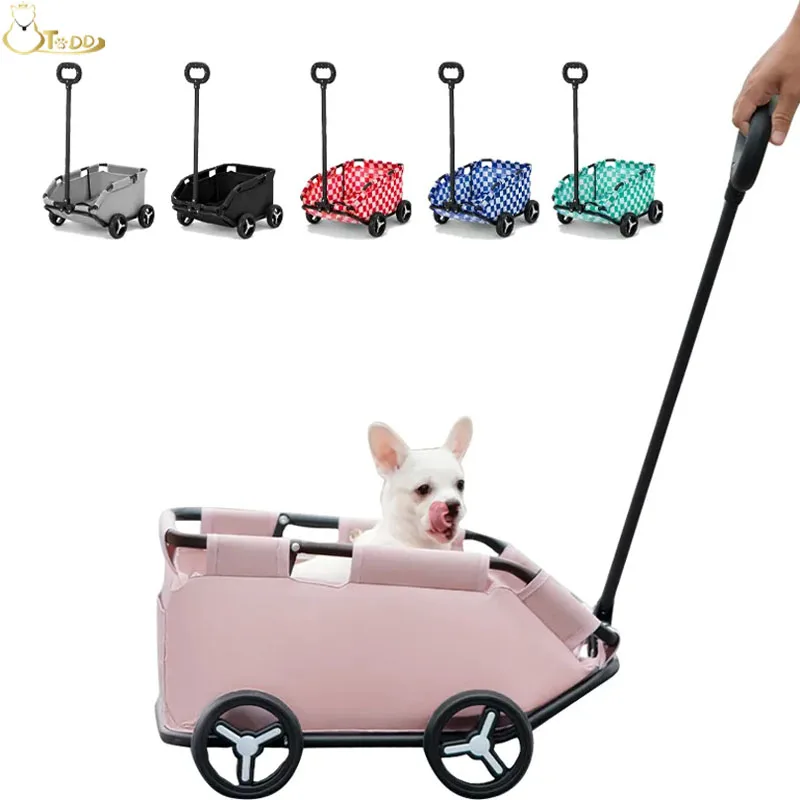 Small Pet Stroller Dog And Cat Stroller For Traveling Light Folding