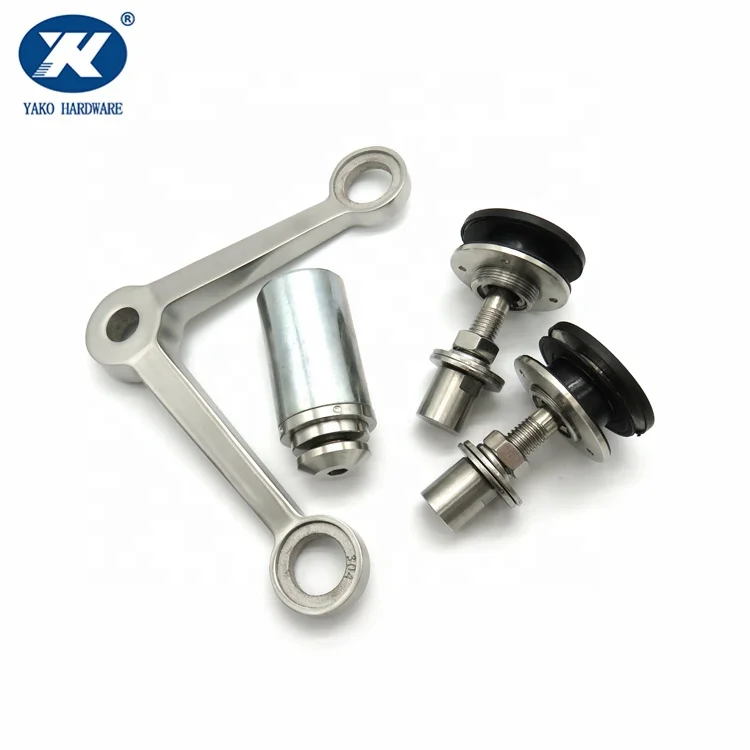 90 Degree Curtain Wall Glass Clamp Spider Pointed Fixed Glass Hardware Stainless Steel Fitting