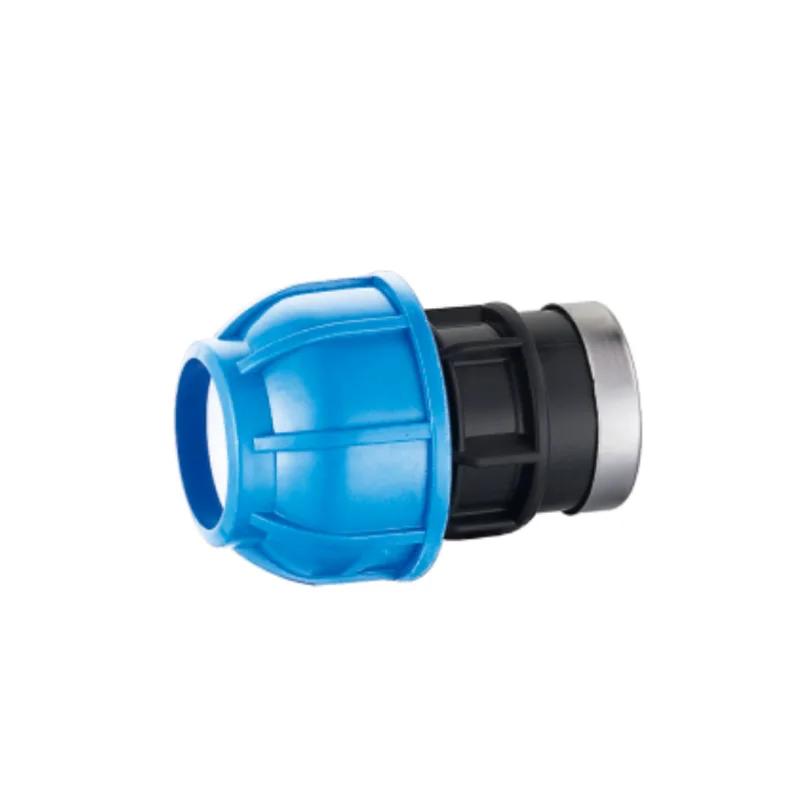 High Performance Plastic End Cap Plug Pipe Fittings Compression Connector For Water Tube