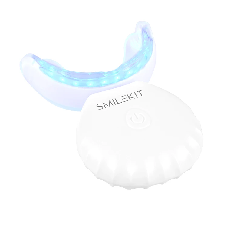 Smilekit One-stop Sell Disposable New Formula Led Teeth Whitening Light With Mouth Mold Teeth Whitening Light