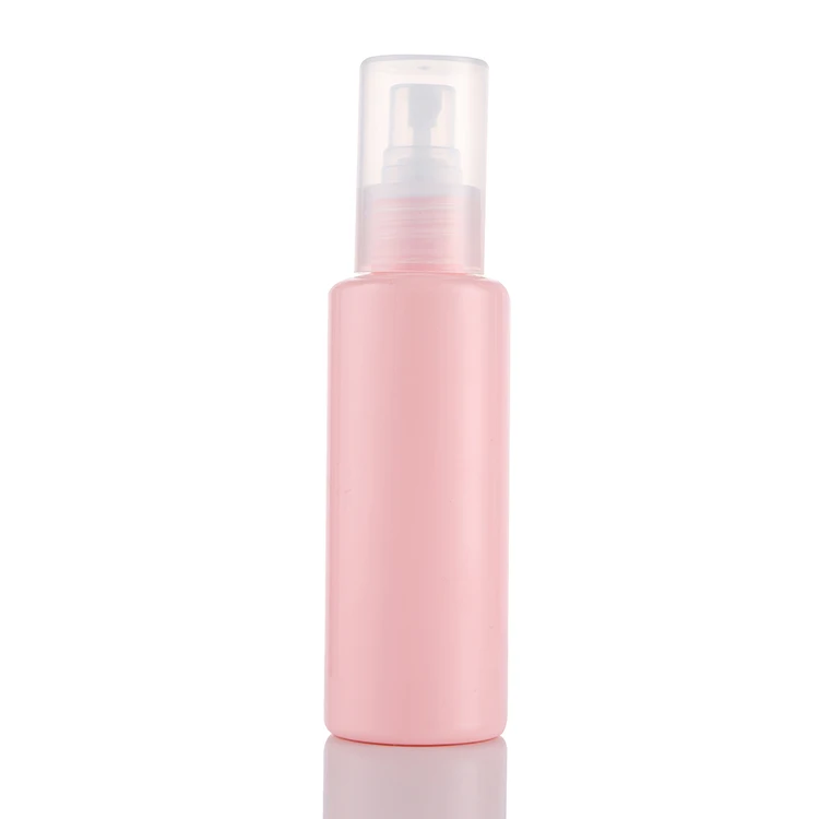 Best Selling Durable Using Environmental Press Recycled Cosmetic Matt Light Pink Pet Bottle