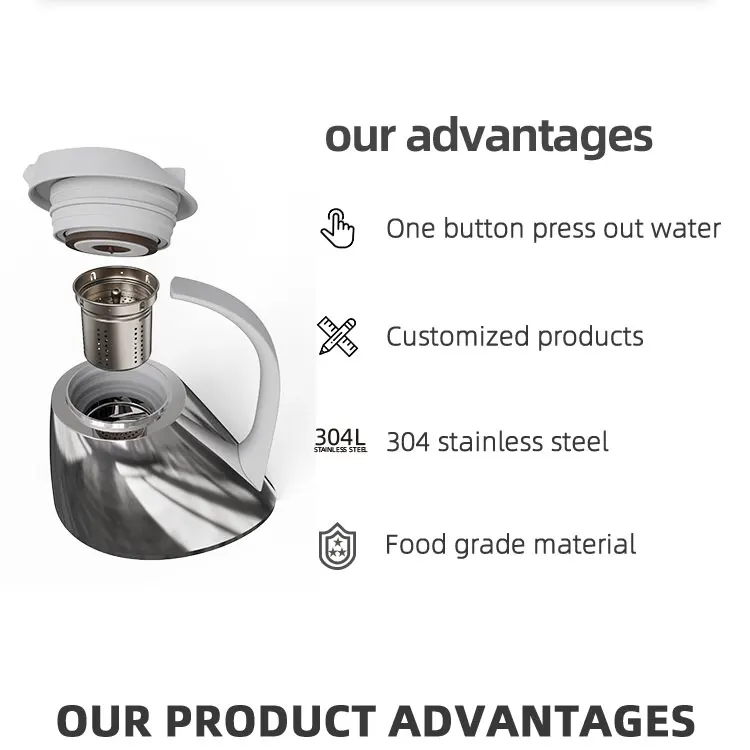 Dallah Arabic Tea Pot Glass Inner Metal Shell Thermos Stainless Steel Coffee Tea Dallah Arabic Pot
