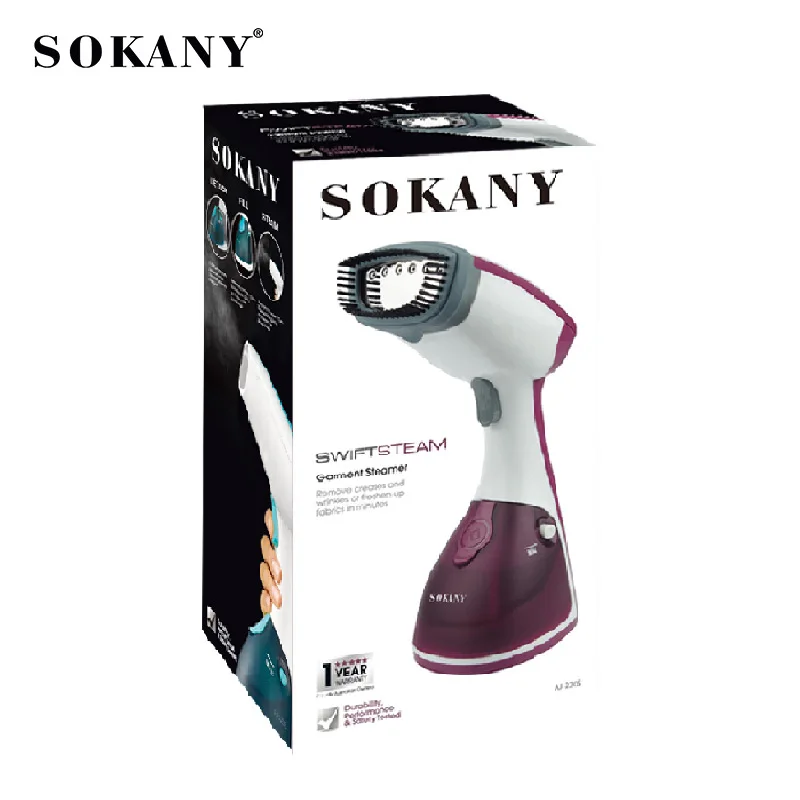 2205 Sokany оптовая продажа поставщик Популярный Домашний прибор ручной одежды паровой утюг высокой мощности Электрический