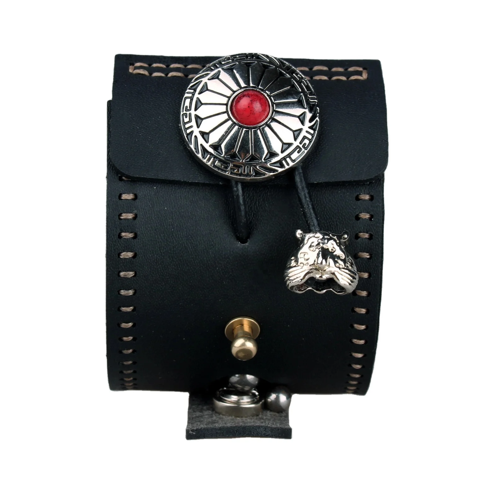 chinese slingshot bag Leather Case Waist Bag Pouch for Catapult Slingshot Steel Balls Ammo Games