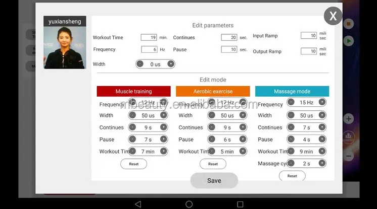 High Quality Wireless Electro Smart Ems Fitness System Trainer