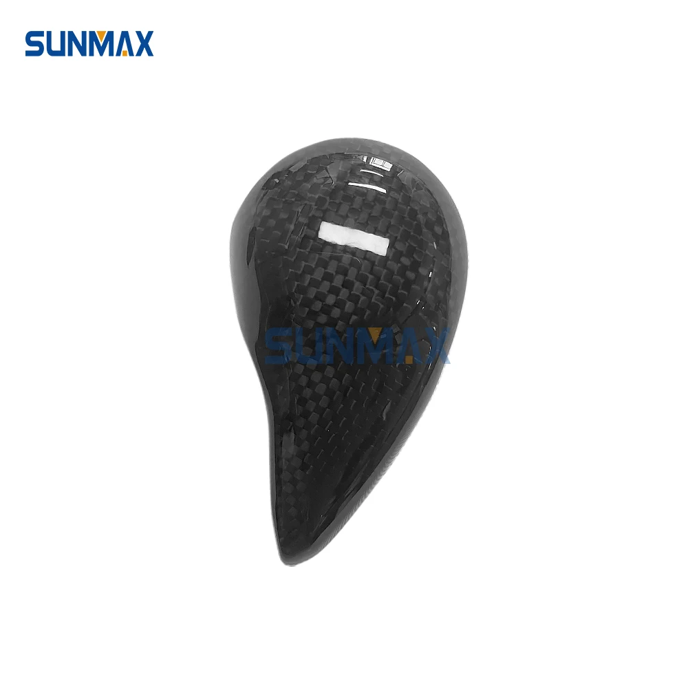 Внутренняя ручка переключения передач Sunmax из натурального углеродного волокна отделка автомобильные аксессуары для Porsche Panamera Macan 911 718 боксер Cayman
