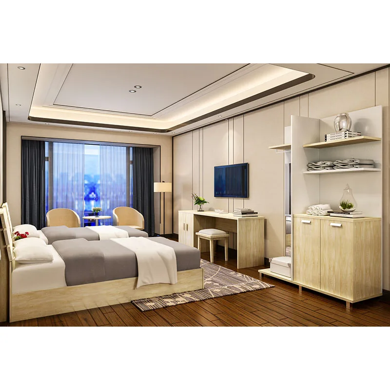 
Bedroom furniture modern apartment wood furniture minimalist apartment 