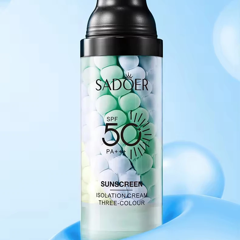 Free Sample Private label Natural UV protection best outdoor moisturizing bb suncream spf 50 sunblock for sensitive skin