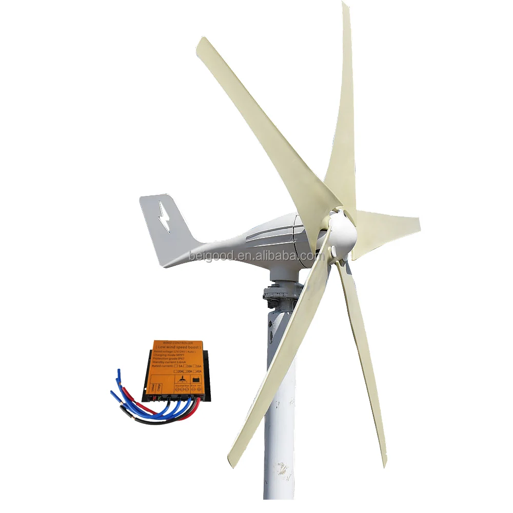 12v 24v 48v small  scale windmil for farm  homed 1kw 2kw 3kw 5kw wind power generator