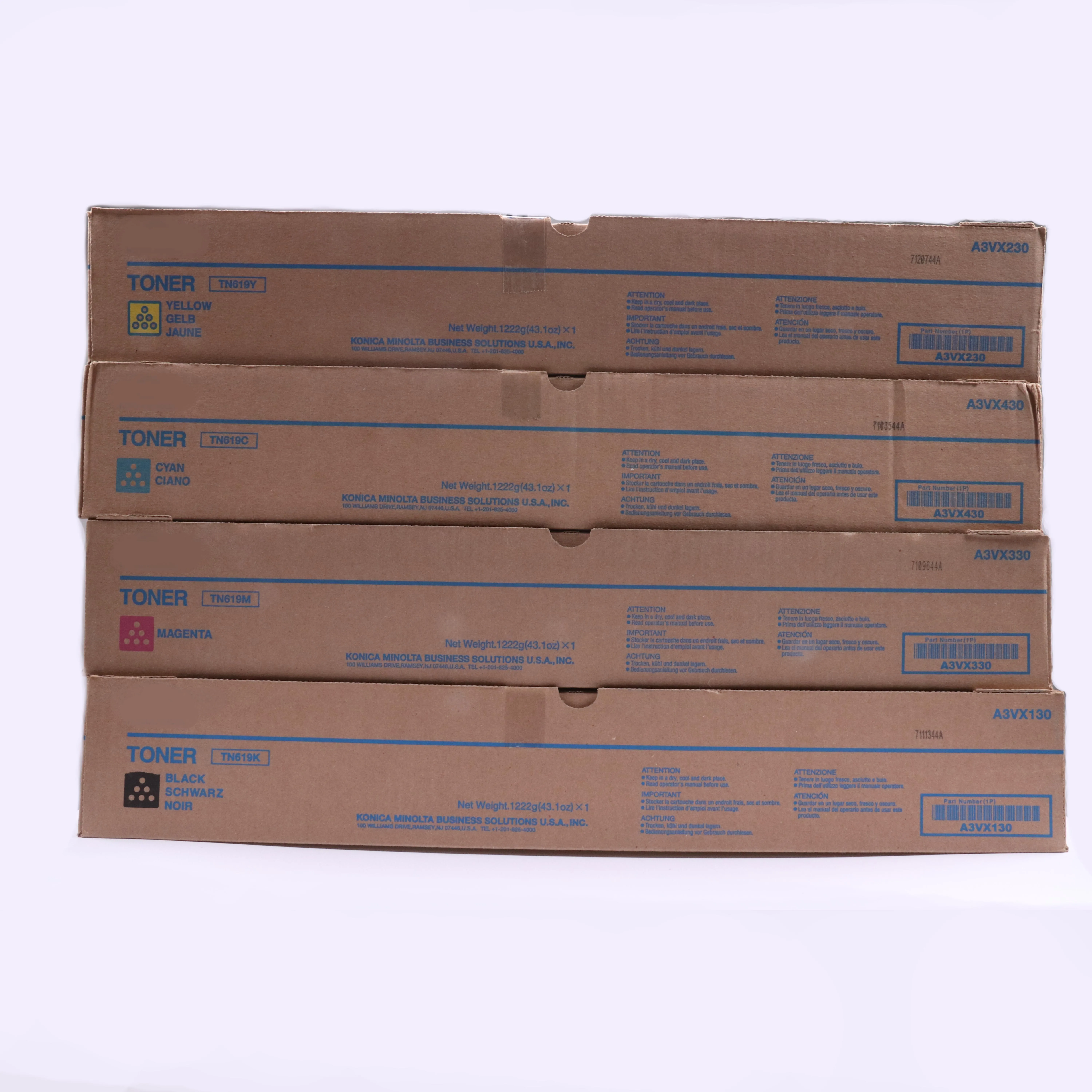  1 шт. тонер-картридж для Konica minolta Accurio Press C2060 C2070 C1060 C1070 C3070 C3080 C3080P TN619K/Y/C/M