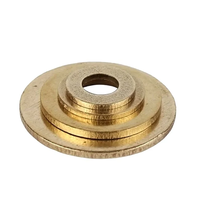 Custom High Quality Competitive Price Different Sizes Colored Brass Ring Shim Washers M6x12x0,5 Factory From China