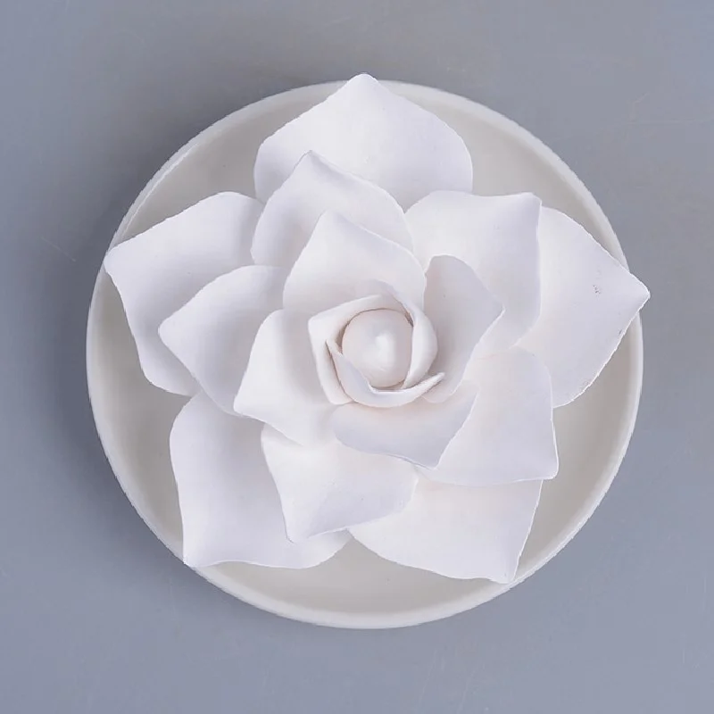 Home Car Decoration A Variety Of Flower Shapes Scented Stone Air Freshener Essential Oil Diffuser