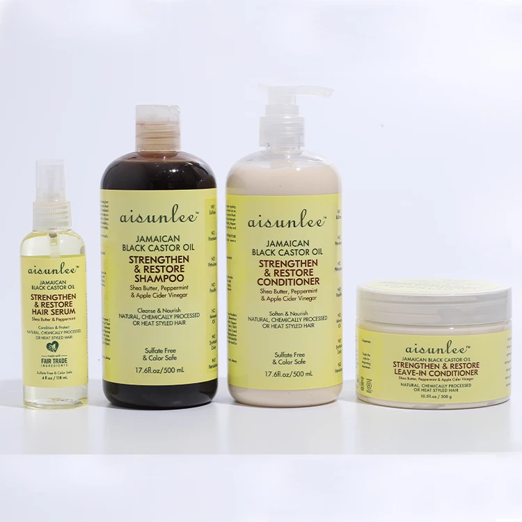 In Stock Jamaican Black Castor Oil Moisture Shampoo And Conditioner to Cleanse and Nourish Hair