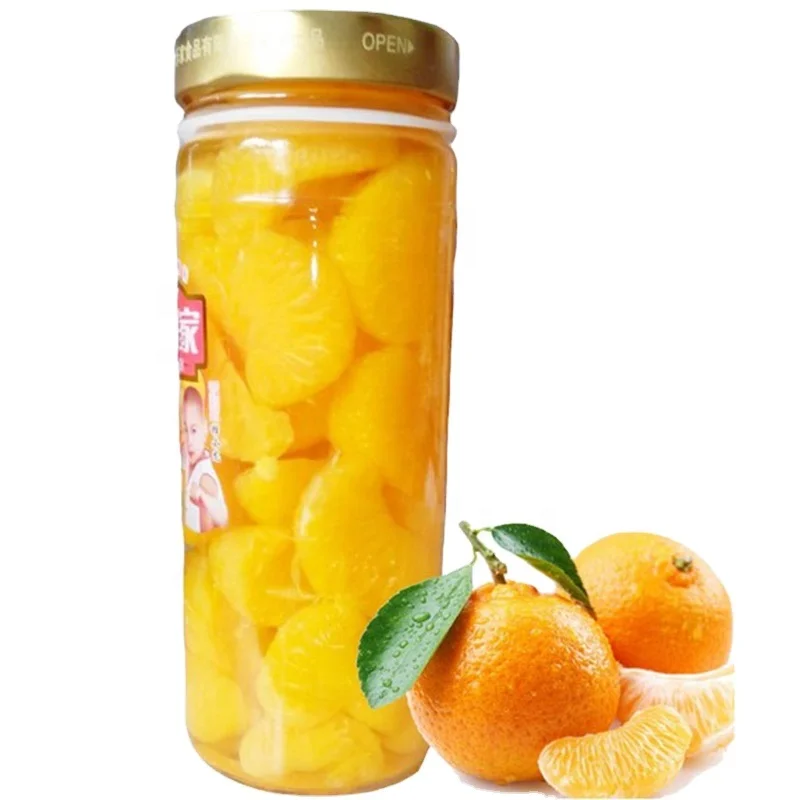 Canned Orange Customized Fresh Fruit Orange Tin Jar Can Food