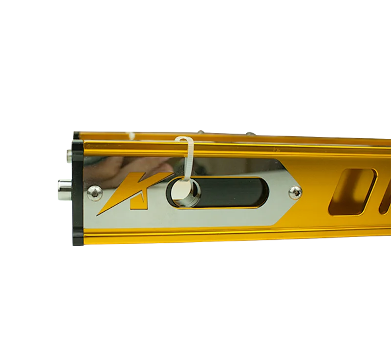 Motorcycle rear suspension rear swing arm Y15-hollow-gold color