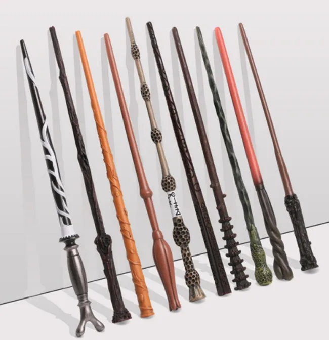 Top Quality Magic Wands Collection 39 Models Cosplay Normal Resin Magic Wand With Color Box