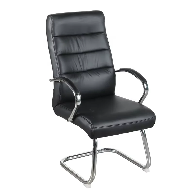 Executive Staff Ergonomic Visitor Chair Cheap Wholesale Leather Training Conference Arched Office Chair