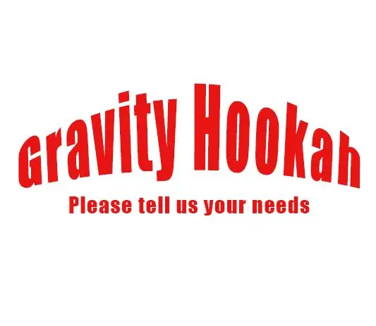 wholesale portable gravity hookah 360 glass hubbly bubbly Hookah set gravity bonges for smokeing shesha shisha Hookah