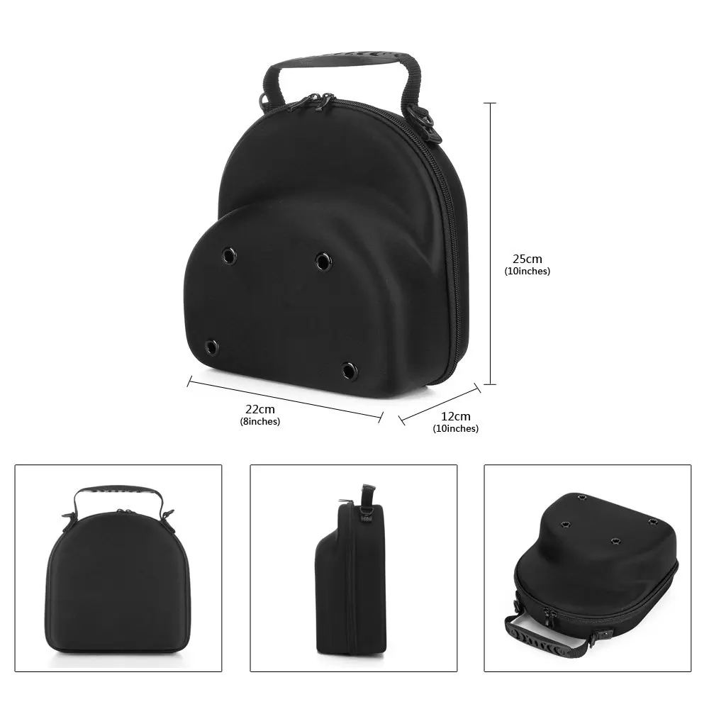 Hold 2-3 Cap Carrier Baseball Hat Cap Carrier Case Ball Caps Holder Storage Organizer Bag for Travel Hat Storage Carrying Case