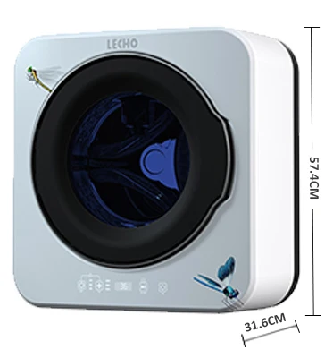 Китайские производители LECHO, малошумная умная мини-стиральная машина, настенное крепление для детей