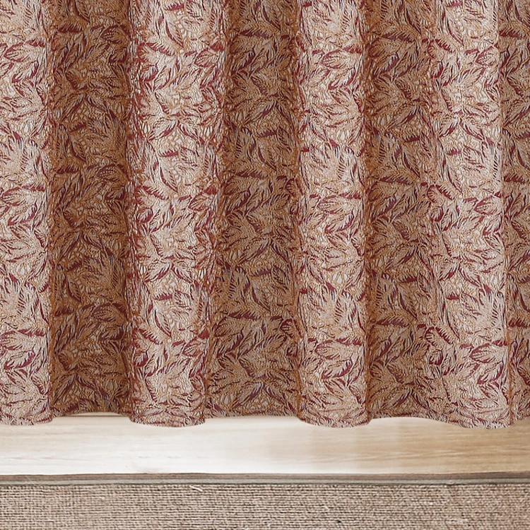 Factory Wholesale High Quality French Window Jacquard Curtain Valance Set