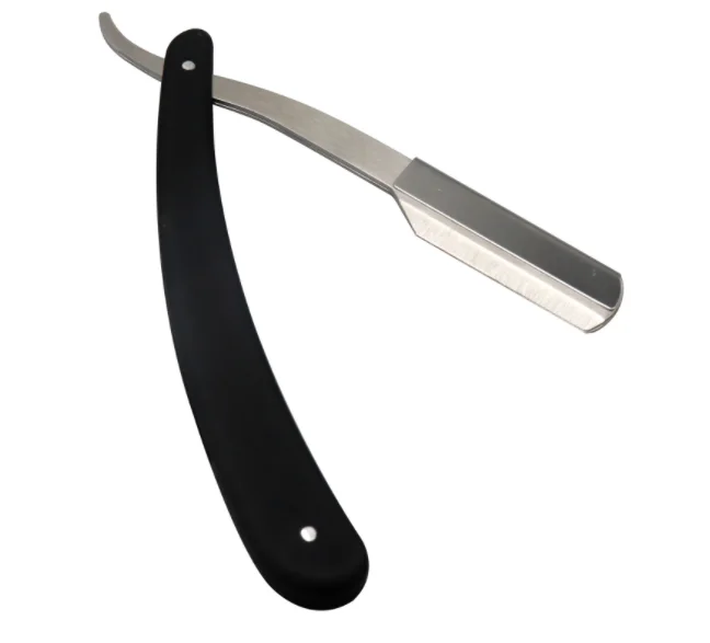 Wholesale Folding Straight Barber Razor with Stainless Steel Blade for Barbershop Salon Tool