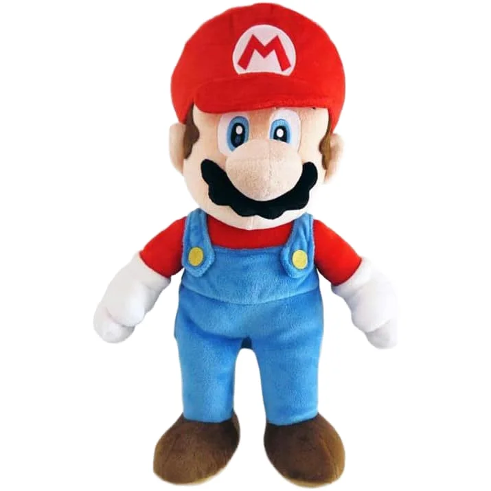 AL wholesale High quality Big size Mario large standing plush toy Mario Luigi Yoshi Dragon plush doll toy