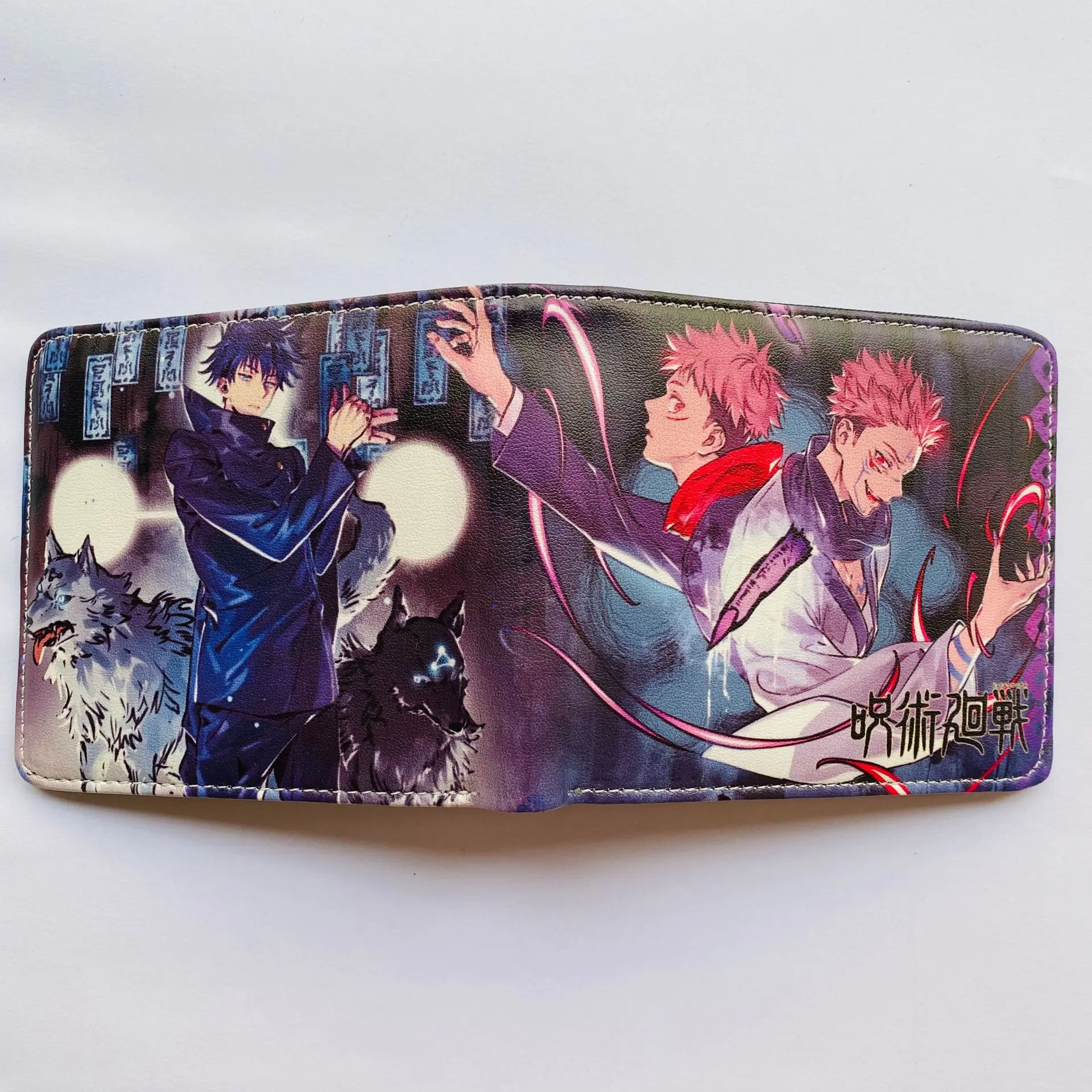40 Color Short PU Leather Wallet for The fans of Anime Jujutsu Kaisen Fans as Gifts