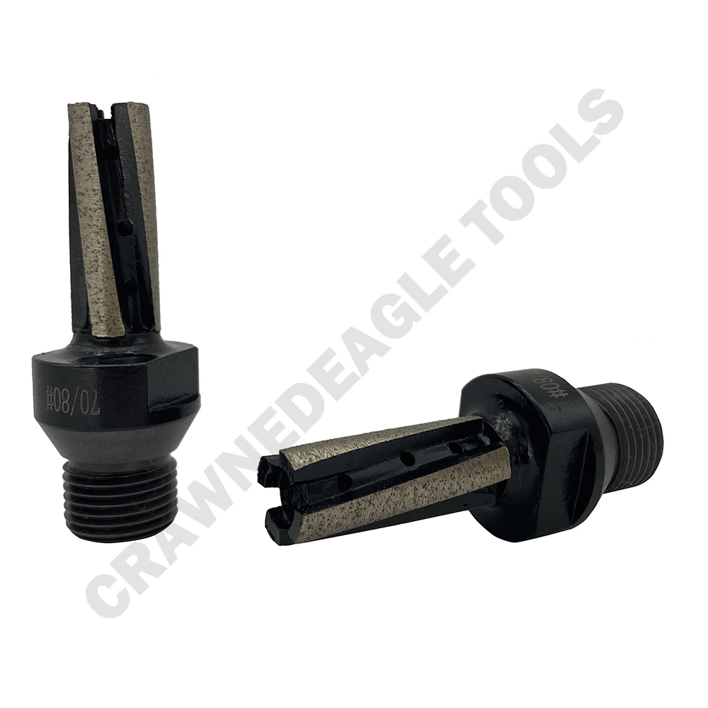 High Speed Stone CNC Diamond Finger Bit for Granite Marble Countersink Grinding Tools