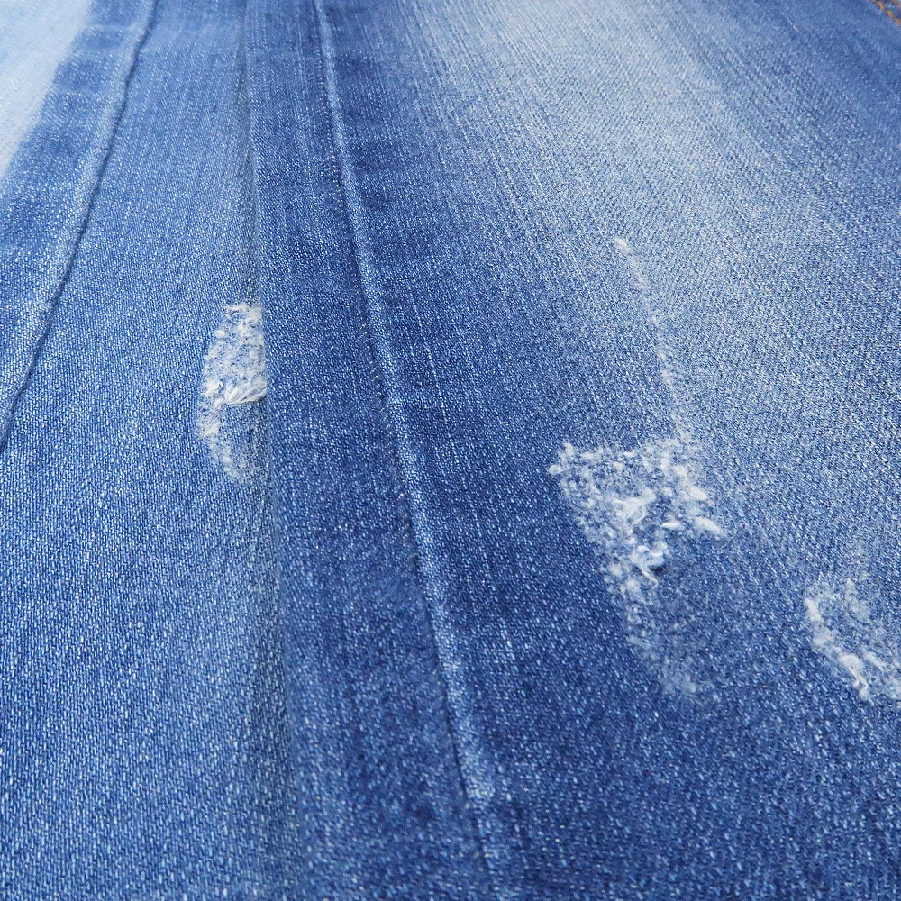 
55%Cotton 21%Polyester 22%Rayon 2%Spandex Rayon Spandex Fabric Stretch Jeans Material Top Quality Denim Fabric 