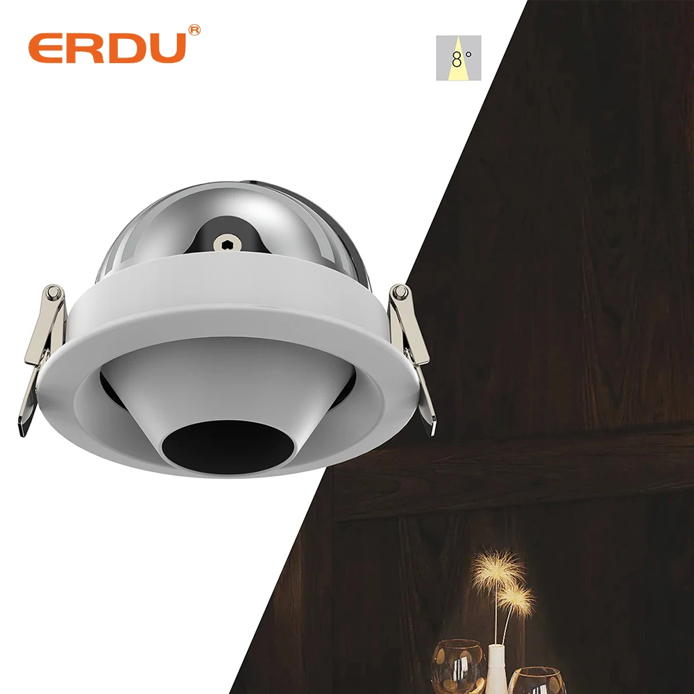 ERDU Led Embedded Downlight Spot Light 10w Wall Washer Modern Led Downlight