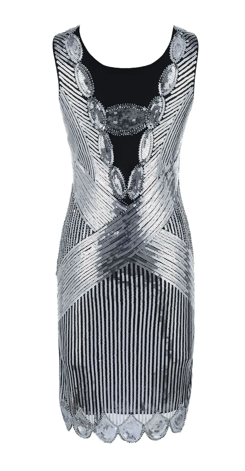 2021 New fashion 1920s Vintage Flapper Great Gatsby Party Dress Coldker