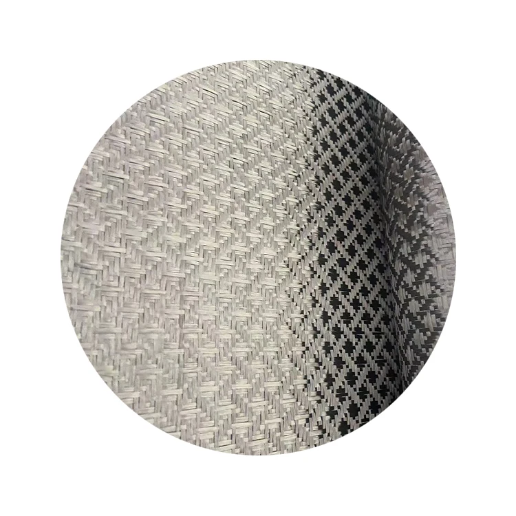High Quality Colored Jacquard 3K Carbon Kevlar Aramid Hybrid Fabric
