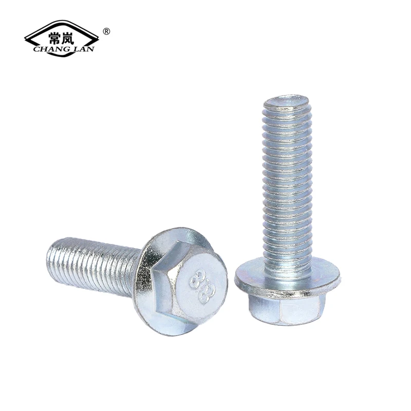 Factory price gr5 din 6921 titanium M6 M9 M4 m8 m10 flange bolt