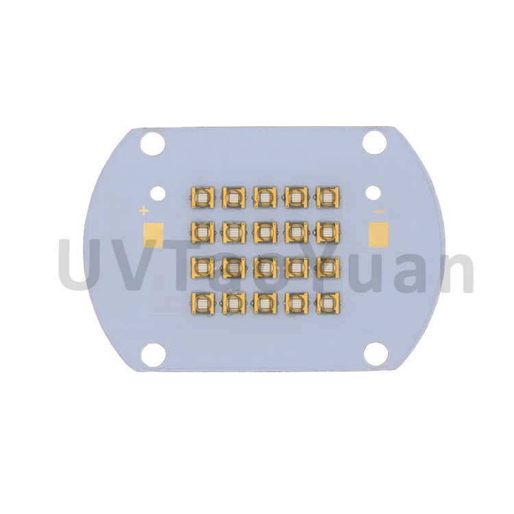 УФ-светодиодный модуль 50 Вт, высокое качество, 60/120 градусов, нм, нм